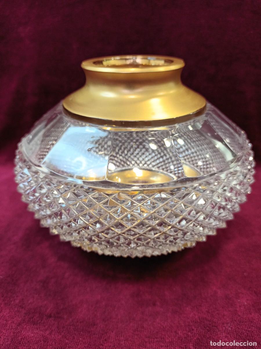 Vintage: CRISTAL TALLADO .RECIPIENTE - Foto 1