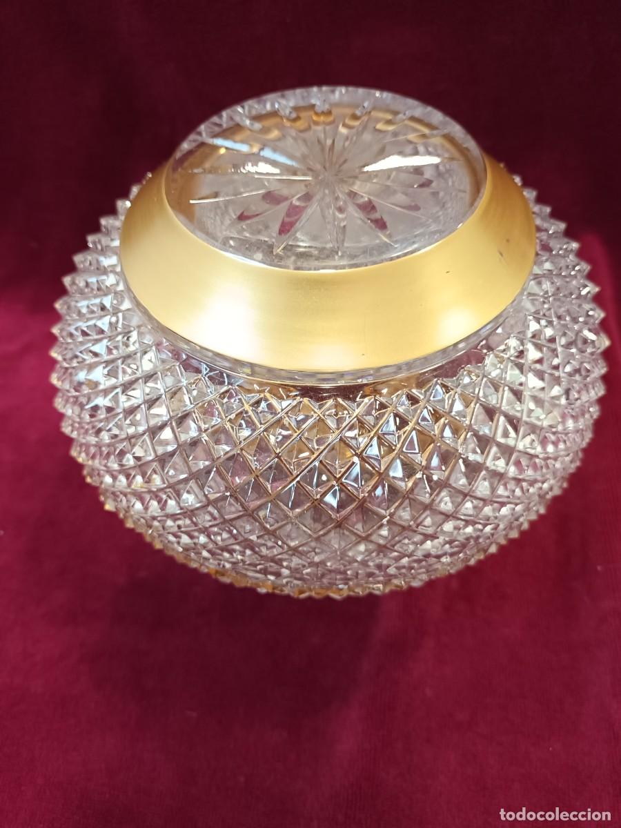 Vintage: CRISTAL TALLADO .RECIPIENTE - Foto 13