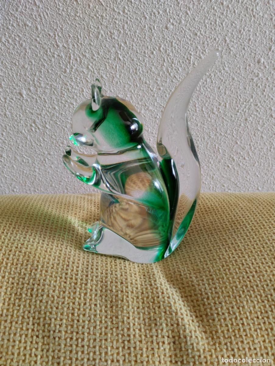 Vintage: Ardilla cristal de Murano - Foto 1