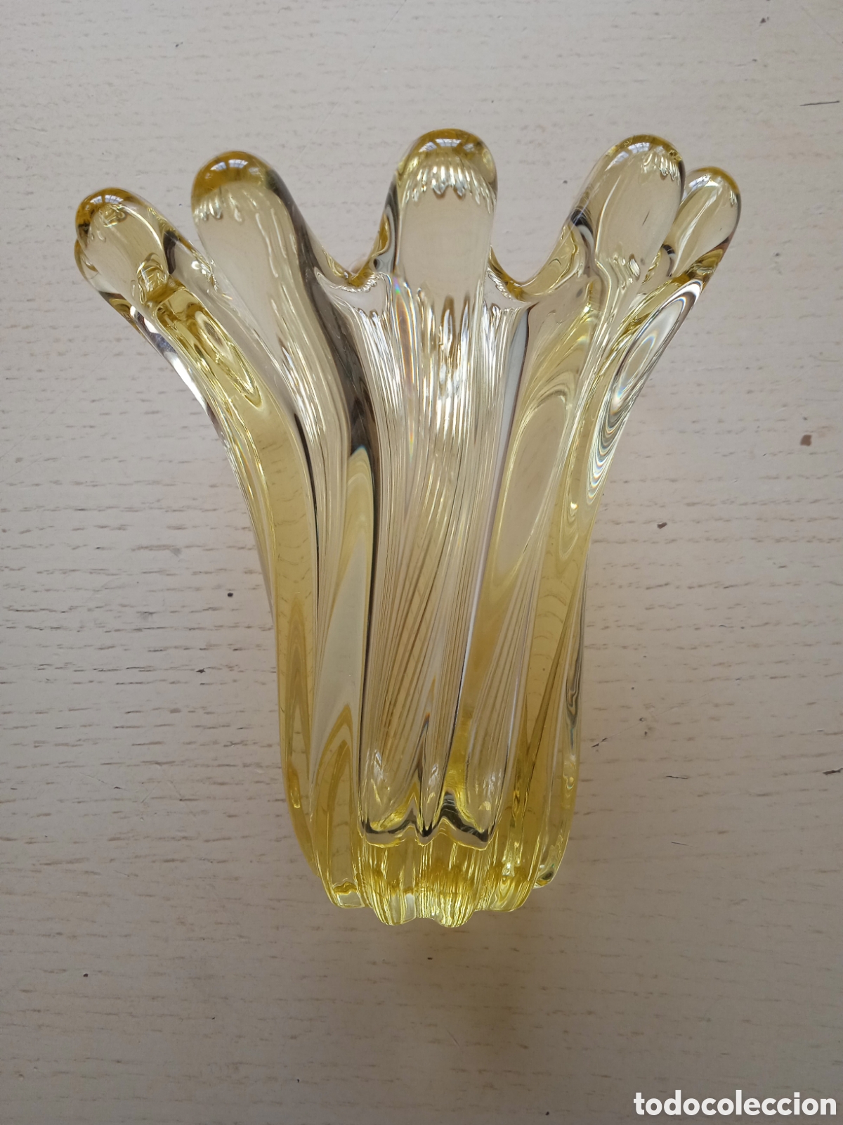 Vintage: Florero Carnaval Glass - Foto 1