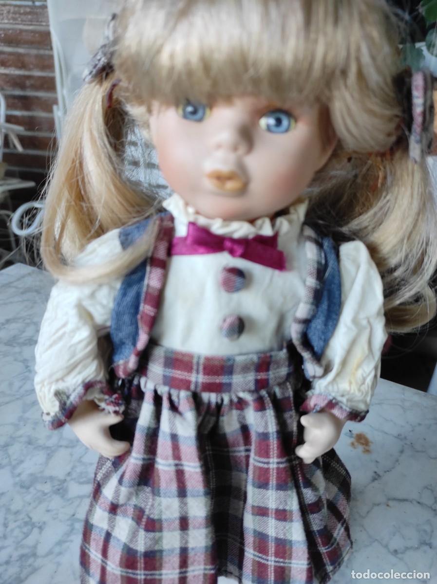 Vintage: Mu&ntilde;eca de porcelana - Foto 2