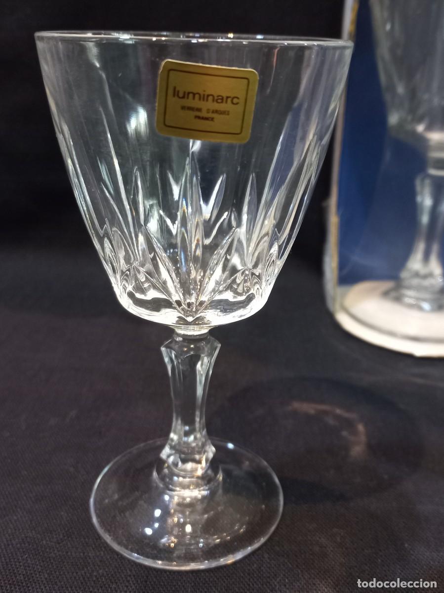 Vintage: 24 COPAS &uml;LUMINAR&uml; cristal d&acute;Arques - Foto 3