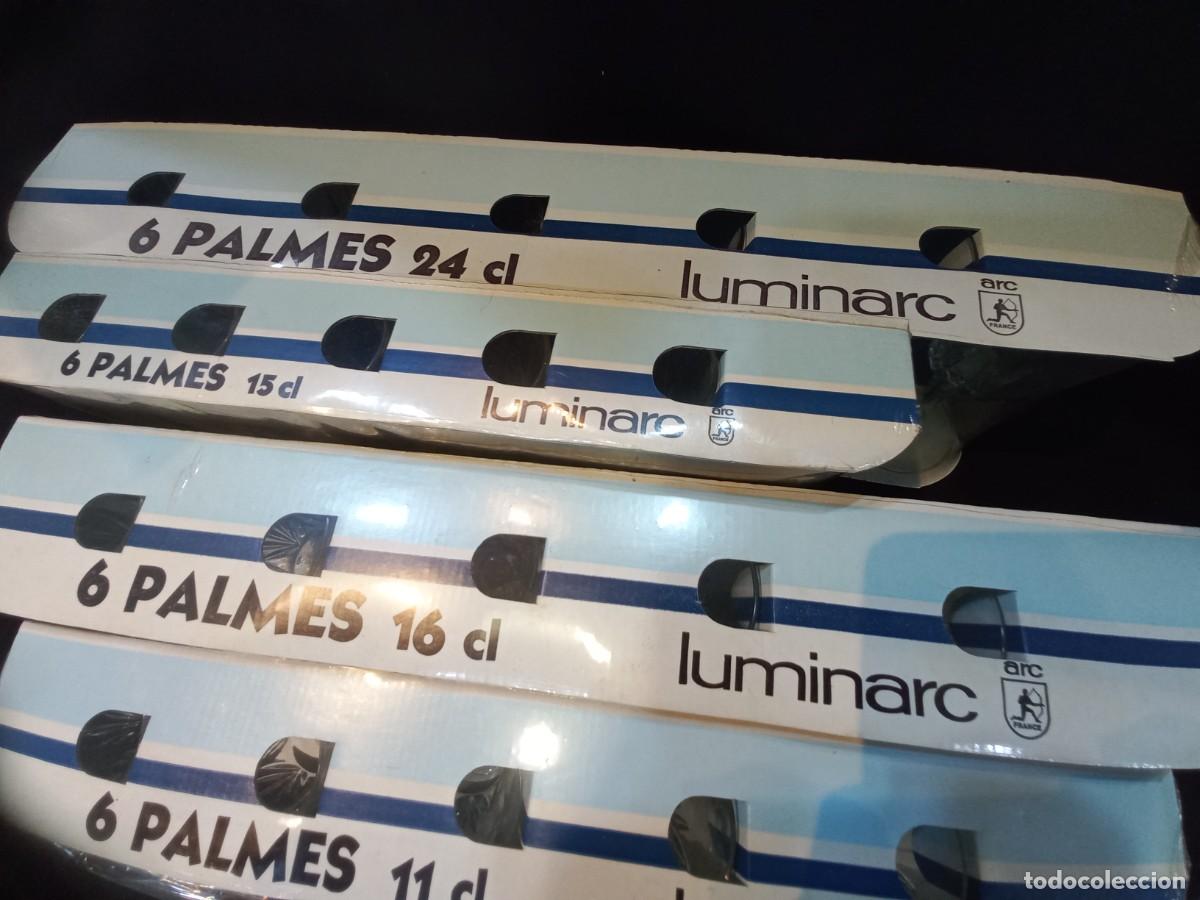 Vintage: 24 COPAS &uml;LUMINAR&uml; cristal d&acute;Arques - Foto 12