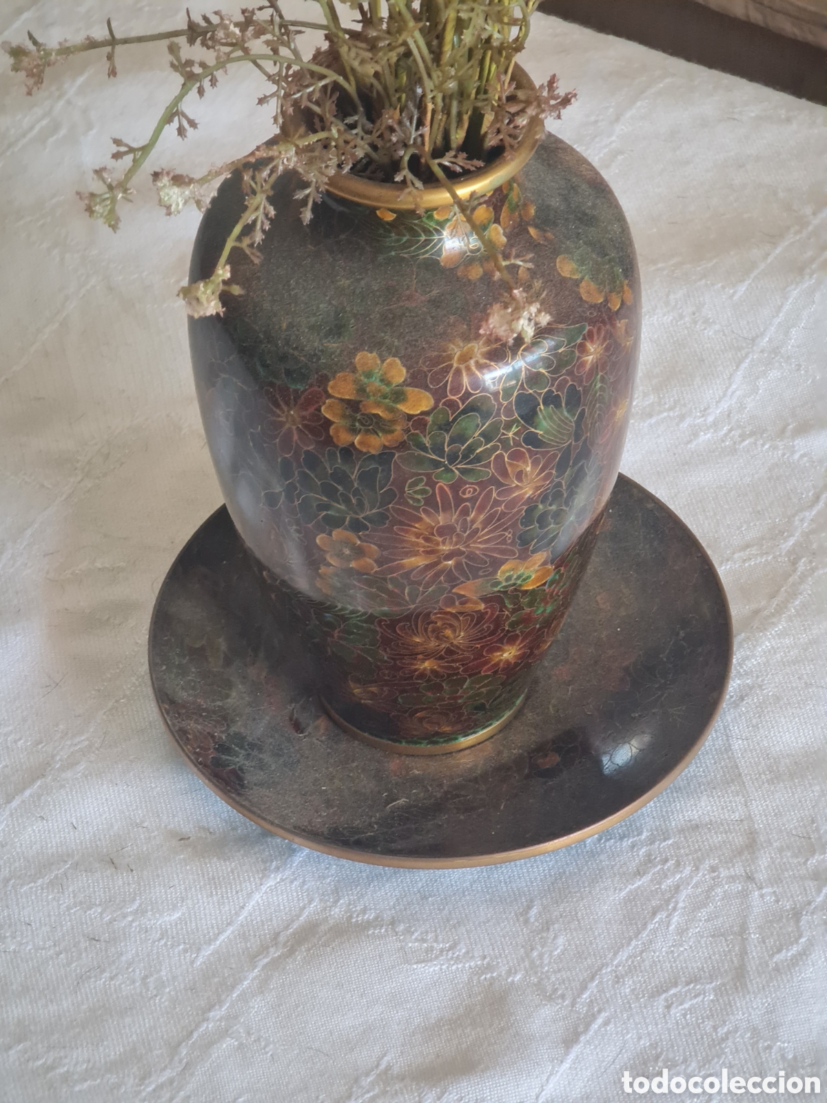 Vintage: Cloisonn&eacute; Vintage Impecable - Foto 2