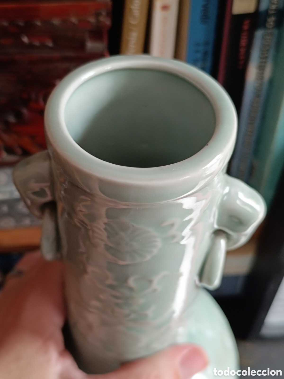 Vintage: Jarr&oacute;n chino celadon - Foto 6