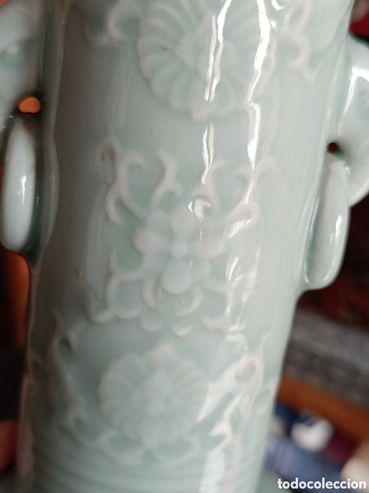 Vintage: Jarr&oacute;n chino celadon - Foto 8