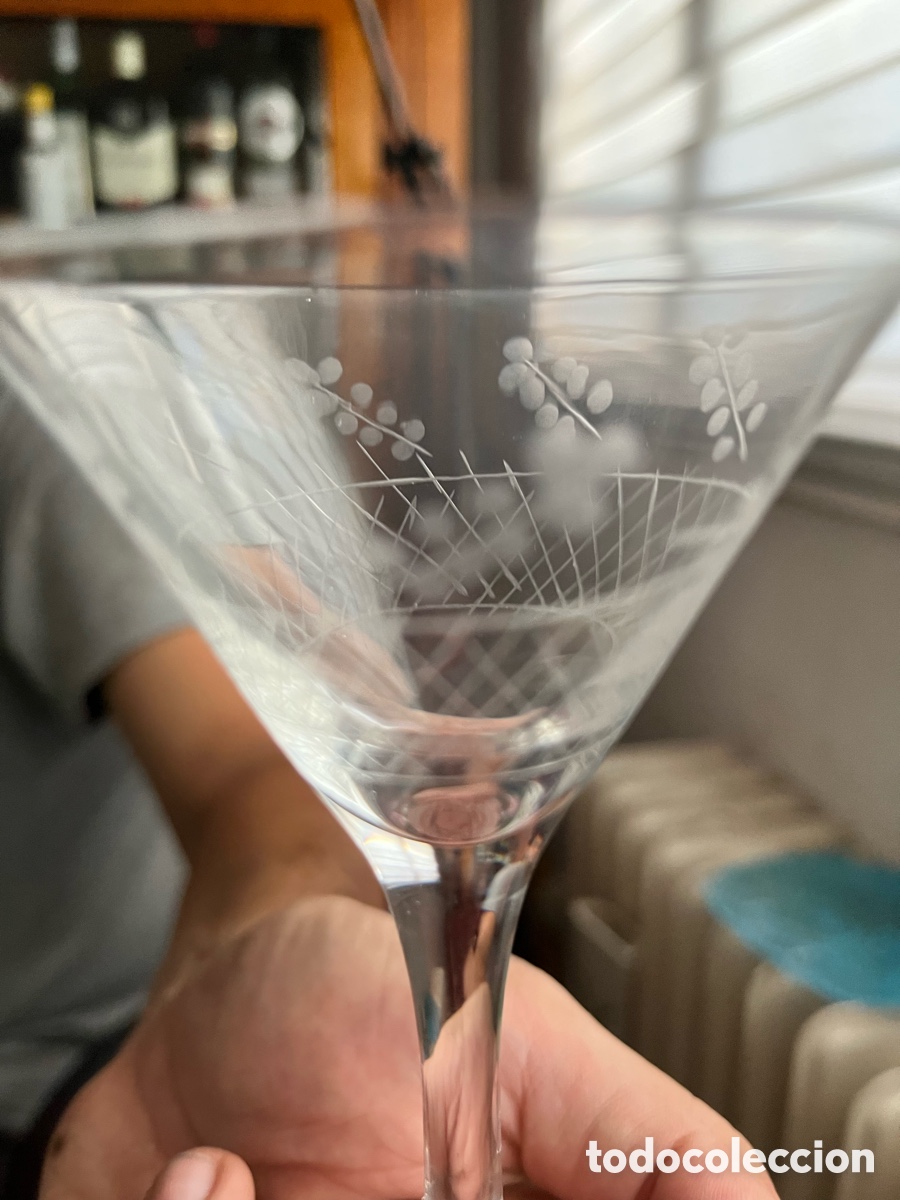 Vintage: Juego de copas con Licorera - Foto 3