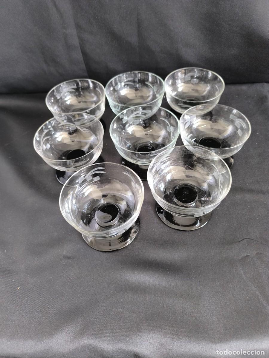 Vintage: copas de cristal soplado - Foto 1