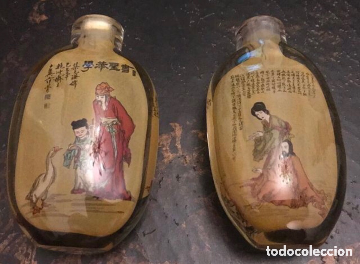 Vintage: Botellas snuff cristal - Foto 7