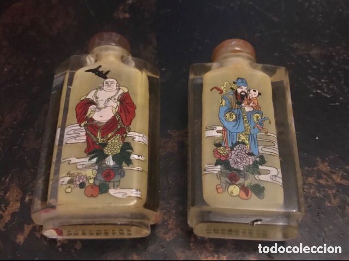 Vintage: Botellas snuff Cristal - Foto 1