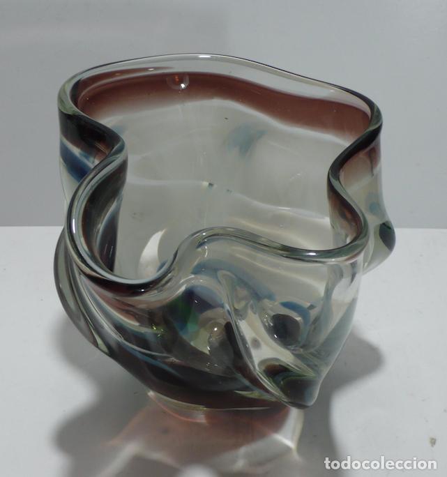Vintage: JARRON DE CRISTAL CON FORMAS - Foto 3