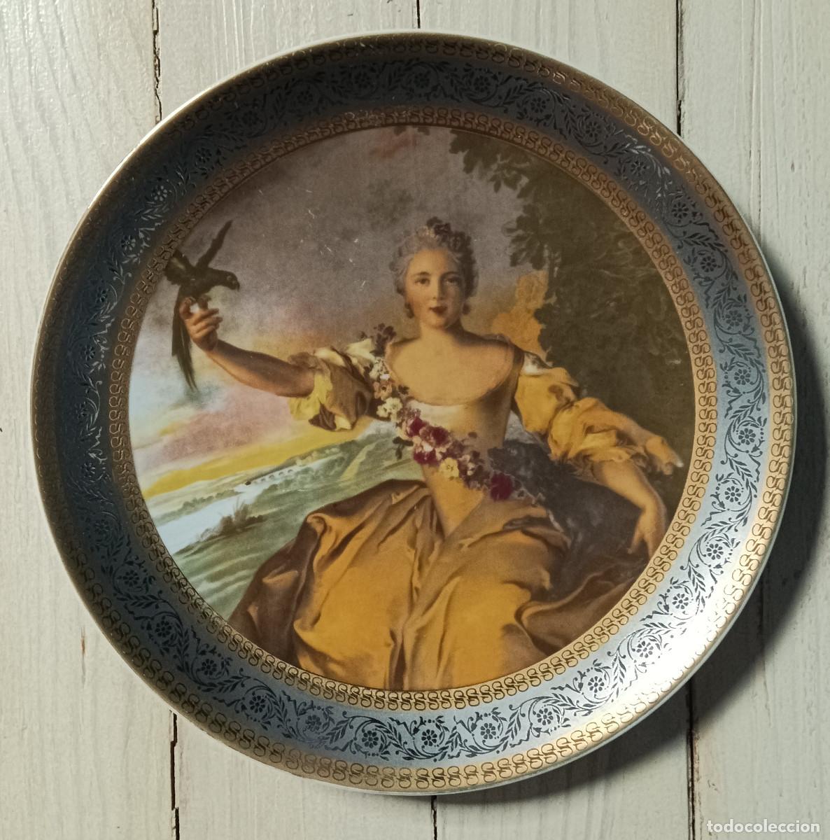 Vintage: Plato de porcelana EME Made in Spain