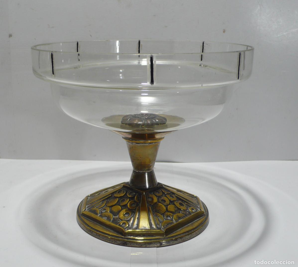 Vintage: CENTRO DE MESA EN CRISTAL - Foto 1