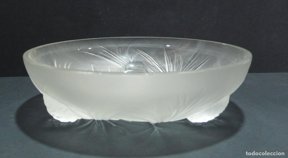 Vintage: CUENCO DE CRISTAL DECORADO - Foto 4