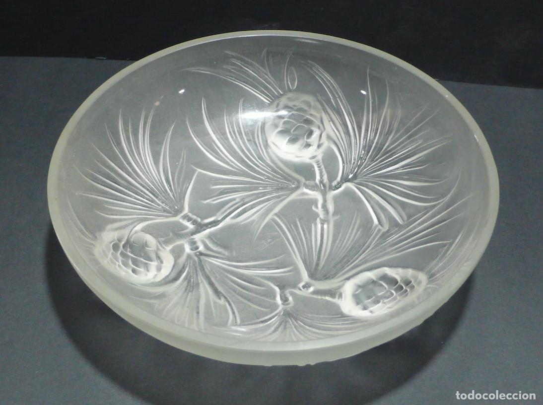 Vintage: CUENCO DE CRISTAL DECORADO - Foto 5