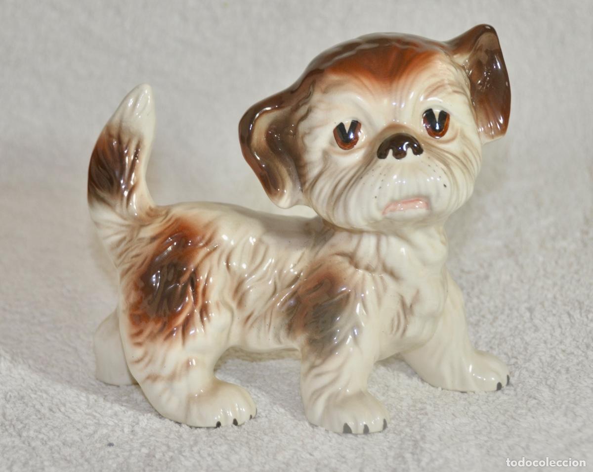 Vintage: Perro en cer&aacute;mica Melba Ware - Foto 3