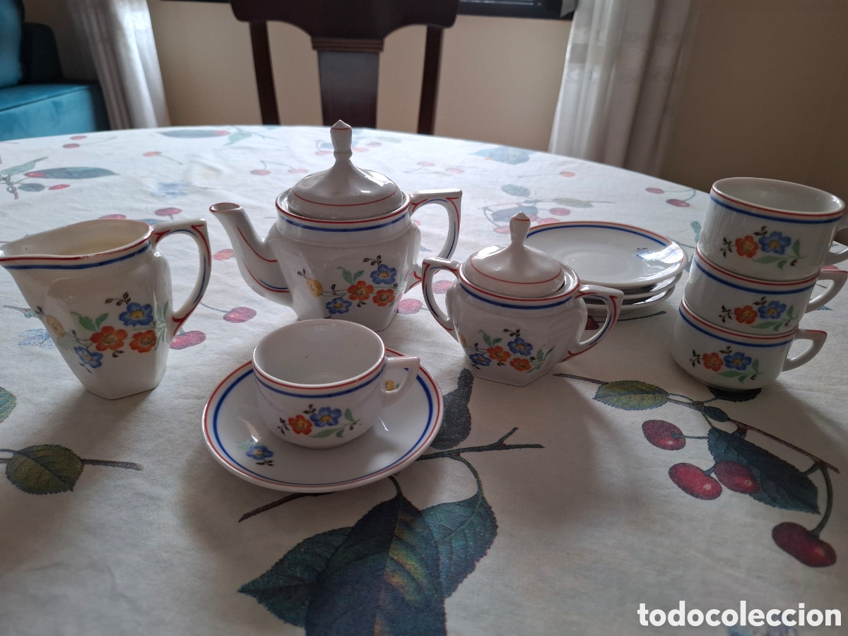 Vintage: Juego caf&eacute; 4 servicios - Foto 1