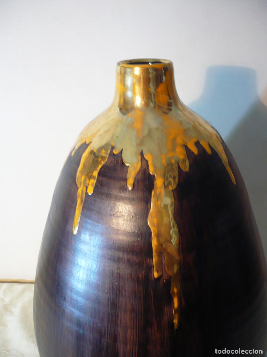 Vintage: Gran Jarr&oacute;n Con esmalte dorado - Foto 2
