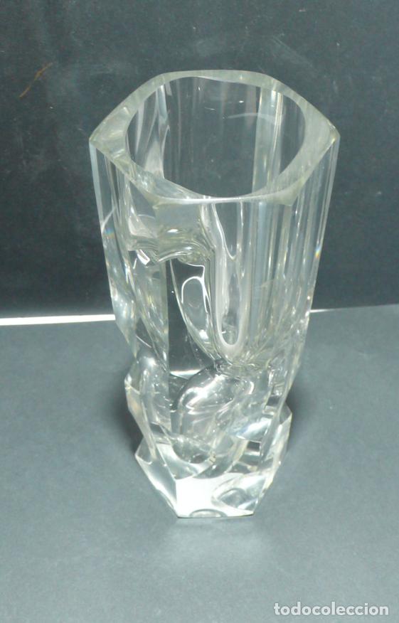 Vintage: JARRON DE CRISTAL CON FORMAS - Foto 3