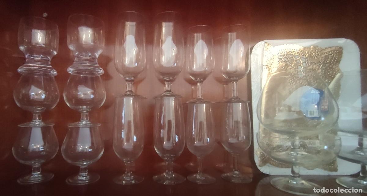 Vintage: Copas y vasos de cristal - Foto 1