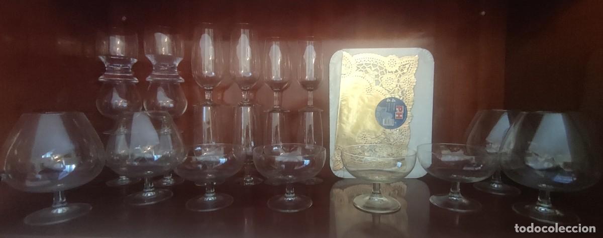 Vintage: Copas y vasos de cristal - Foto 3
