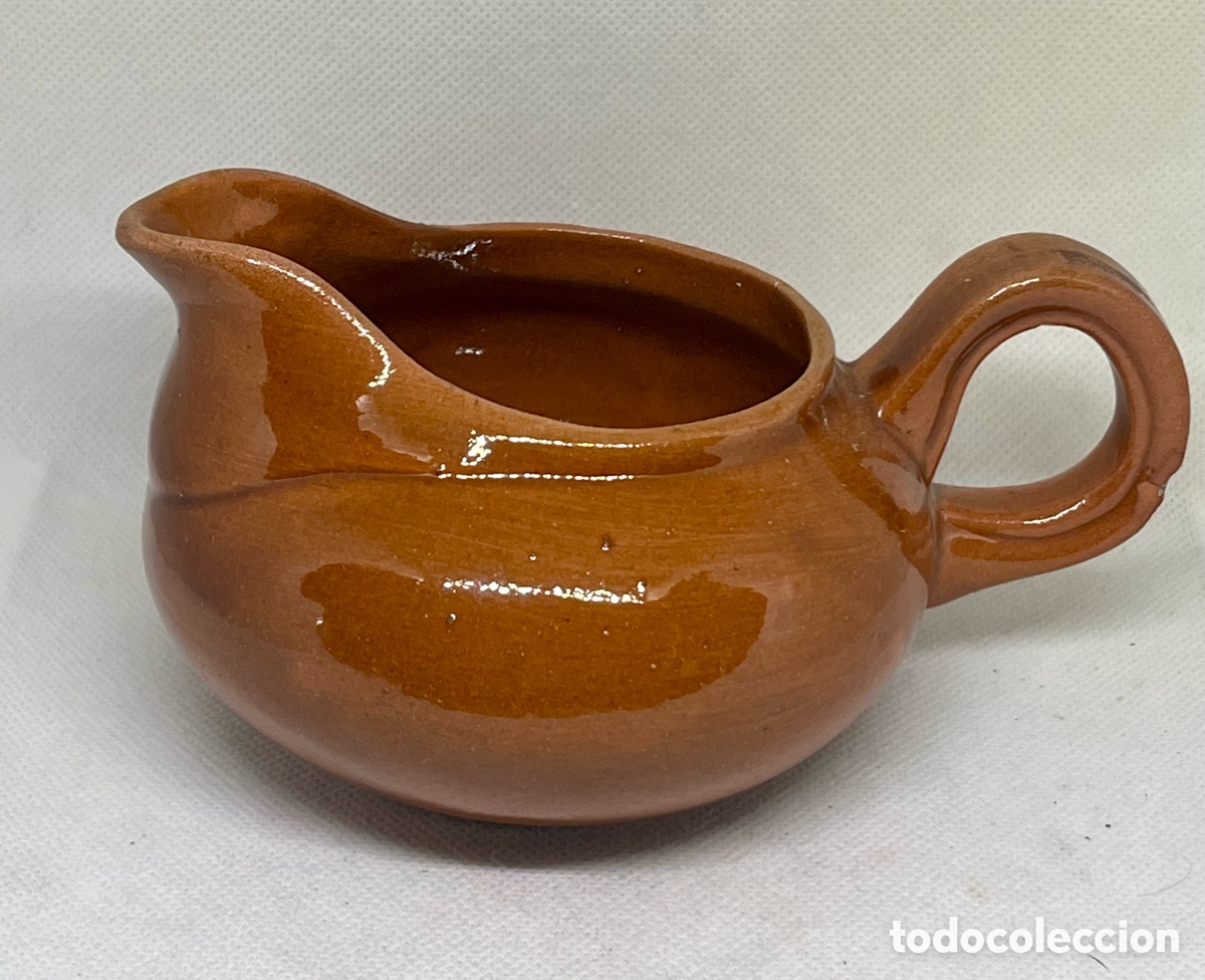 Vintage: JARRA DE ARCILLA ESMALTADA A&Ntilde;OS 60 - Foto 1