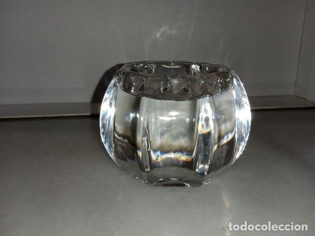 Vintage: Porta velas de Cristal - Foto 1