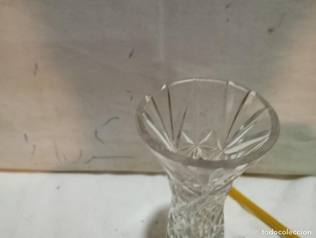Vintage: florero de cristal labrado - Foto 3