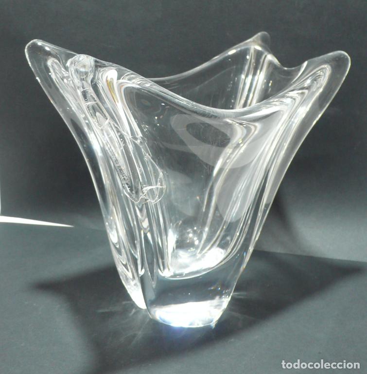 Vintage: JARRON EN CRISTAL TRANSPARENTE - Foto 3