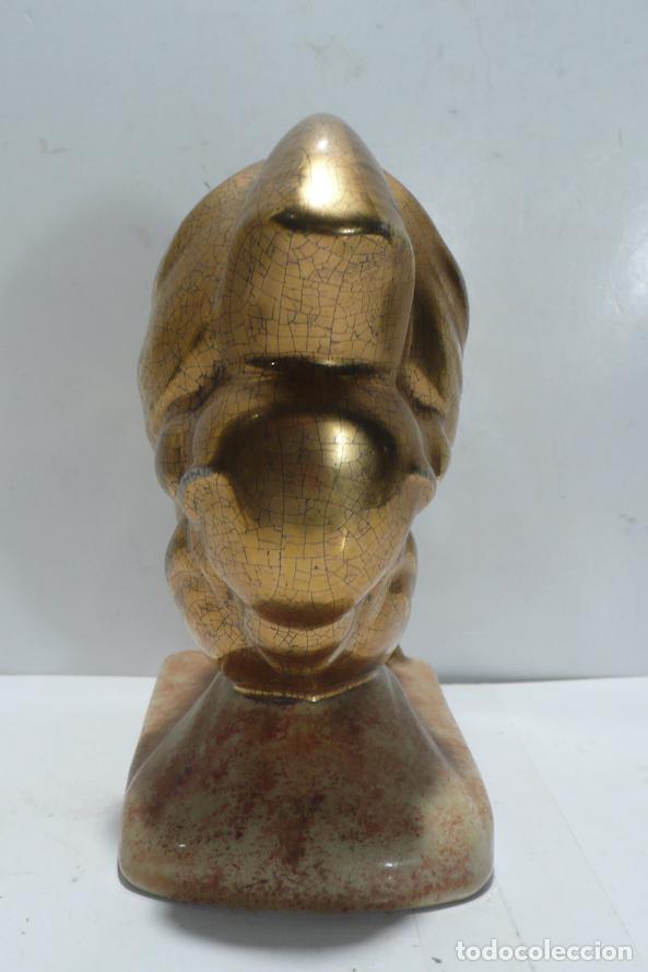 Vintage: BISONTE EN CERAMICA ESMALTADA - Foto 3