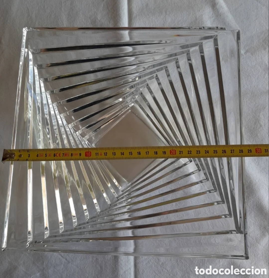 Vintage: Centro de mesa de cristal - Foto 4