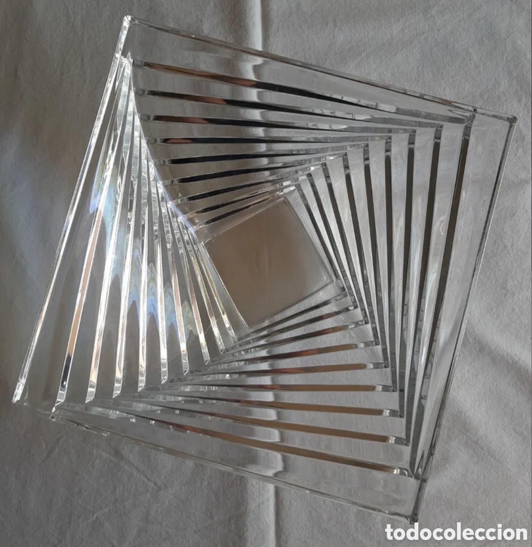 Vintage: Centro de mesa de cristal - Foto 1