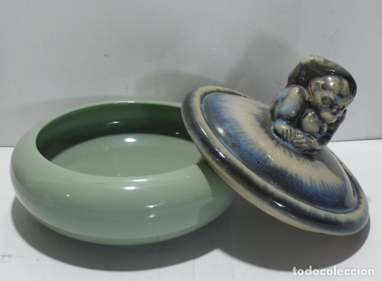 Vintage: CAJA DE CERAMICA ESMALTADA - Foto 2