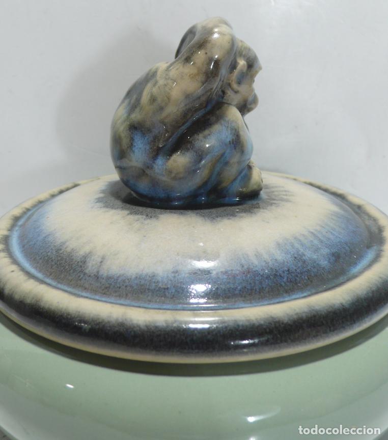 Vintage: CAJA DE CERAMICA ESMALTADA - Foto 3