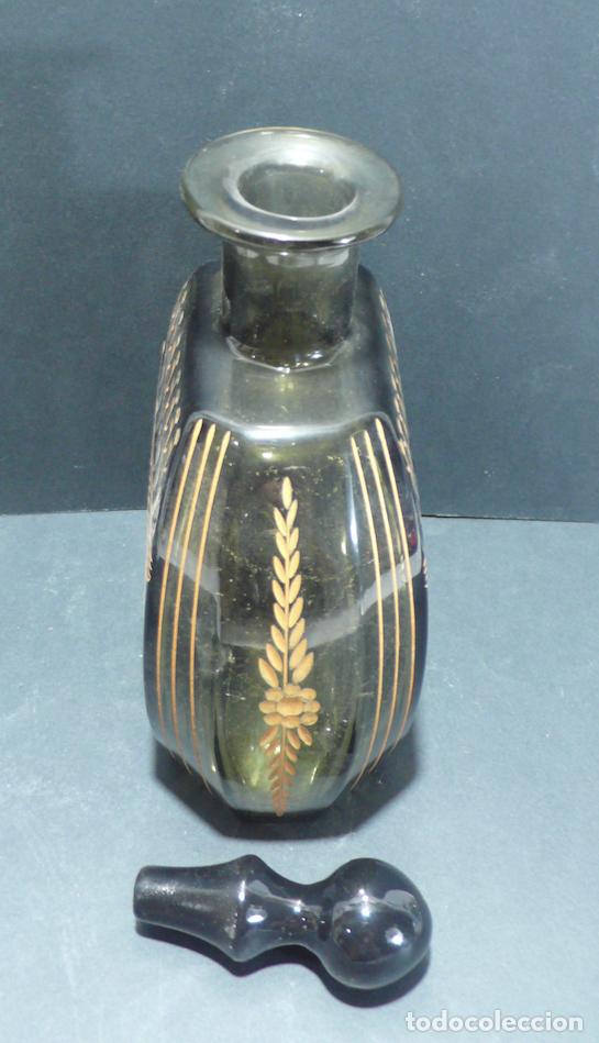 Vintage: BOTELLA DE CRISTAL DECORADO - Foto 3
