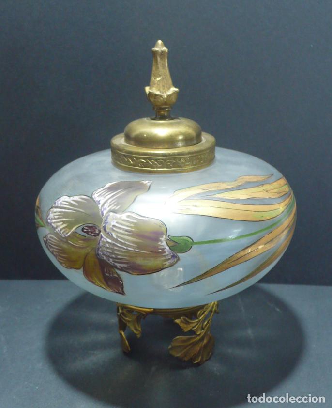 Vintage: TARRO DE CRISTAL DECORADO - Foto 1