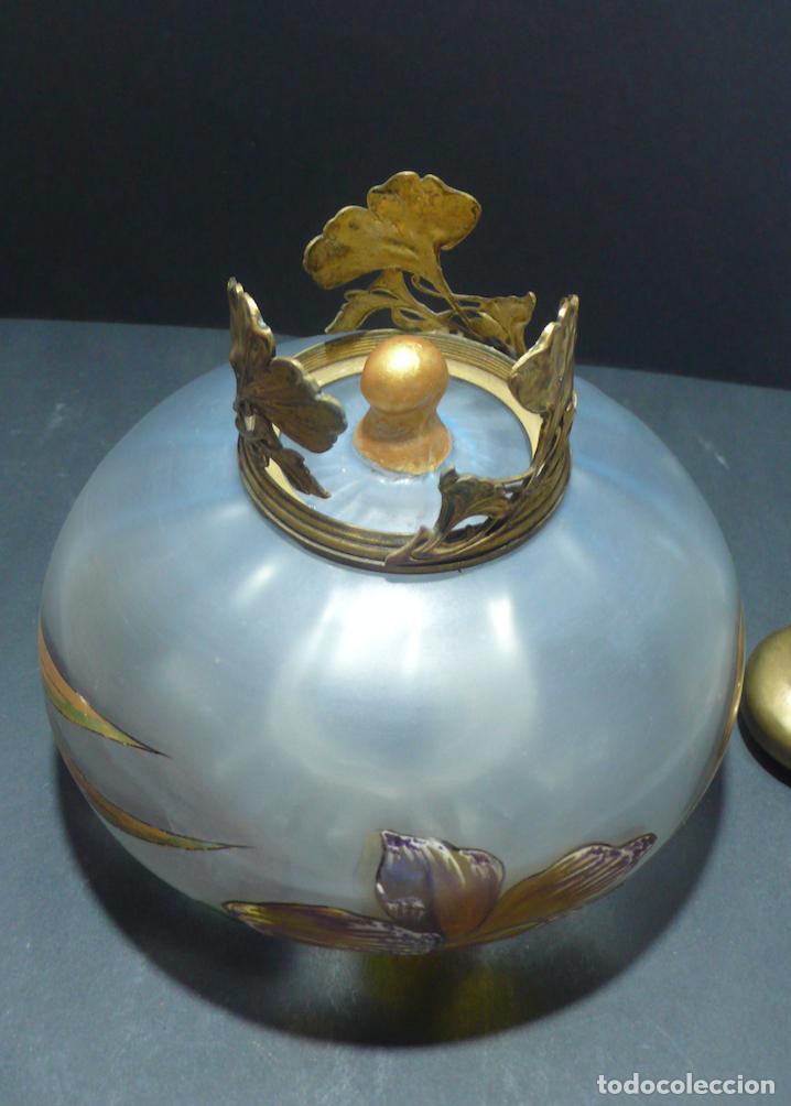 Vintage: TARRO DE CRISTAL DECORADO - Foto 5