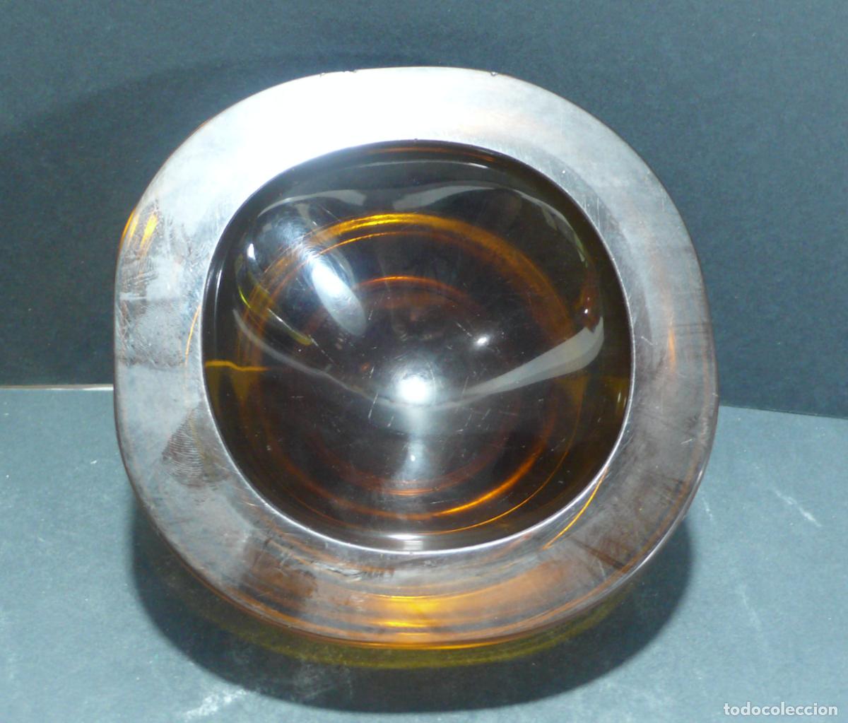 Vintage: CUENCO DE CRISTAL GRUESO - Foto 3