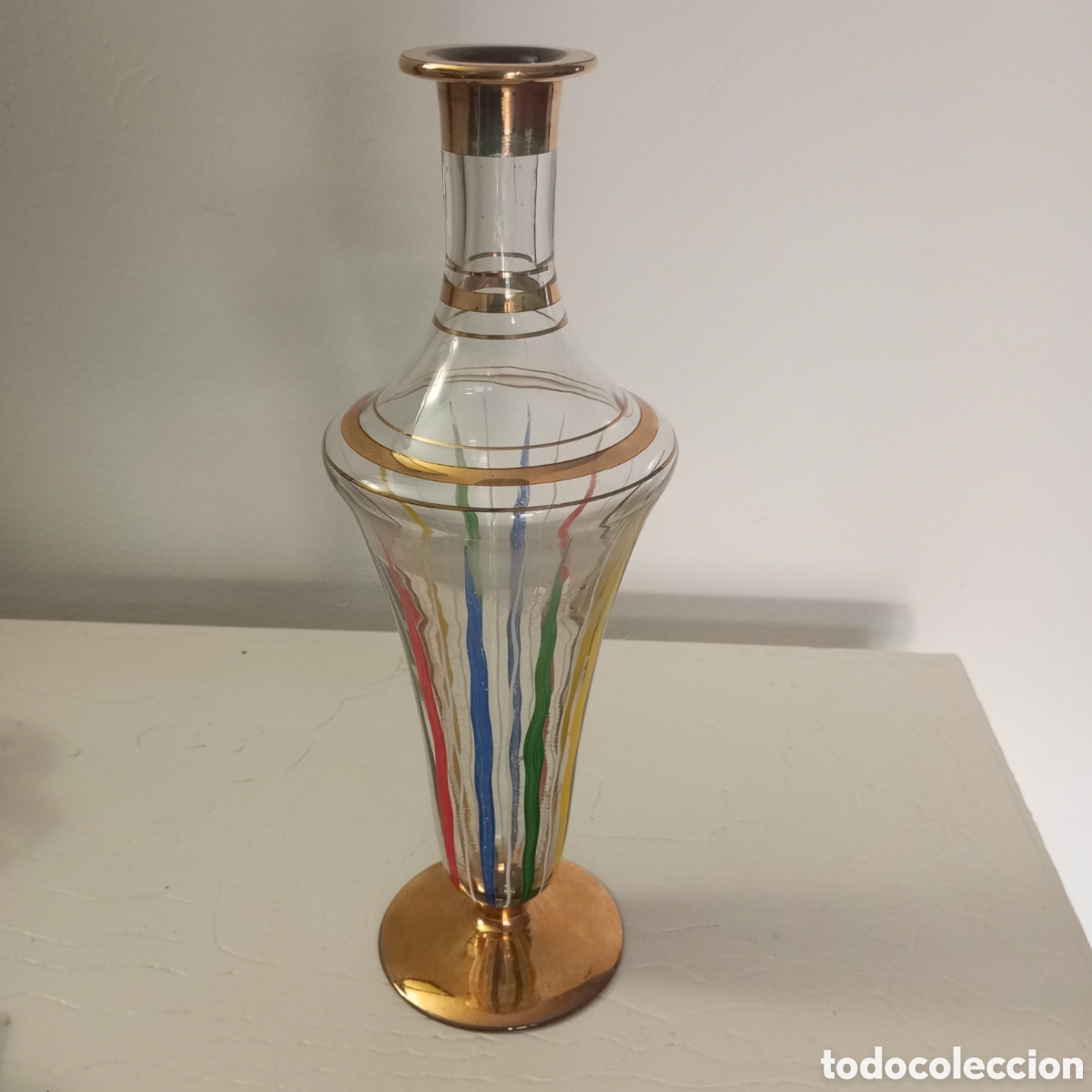 Vintage: Botella antigua de cristal - Foto 2