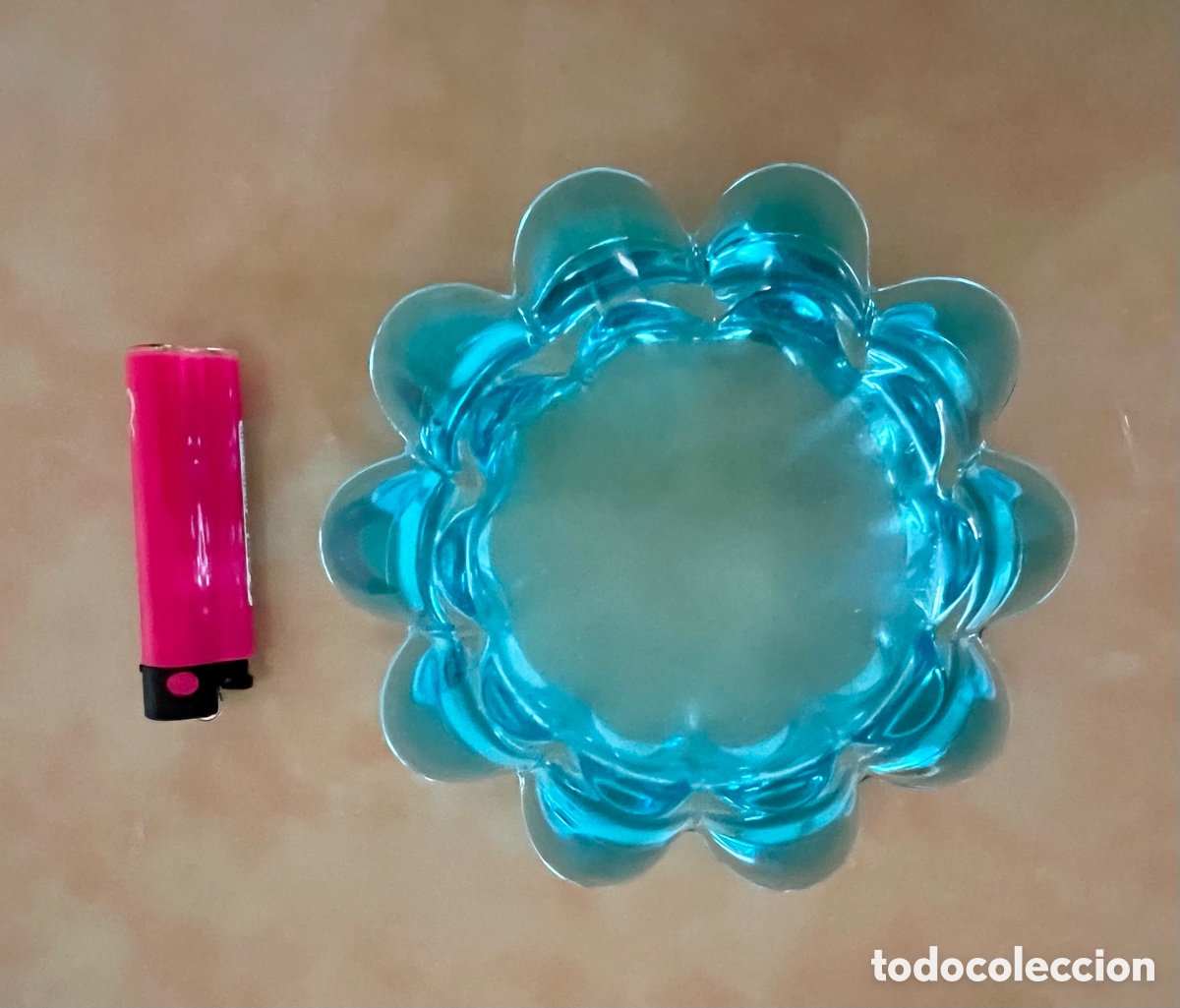 Vintage: Cenicero retro de cristal - Foto 3