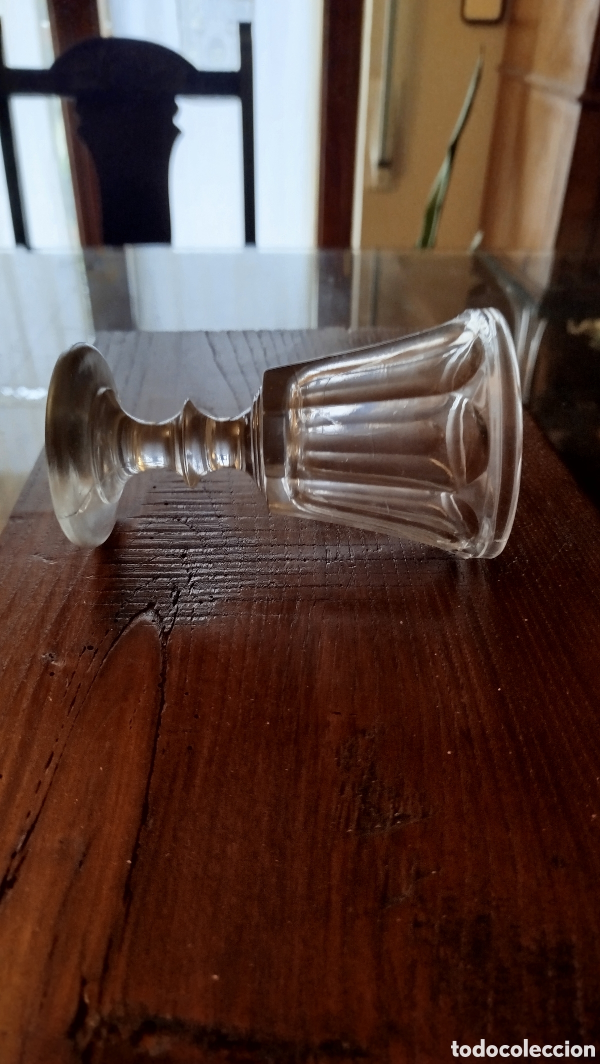 Vintage: Copa de cristal prensado - Foto 3