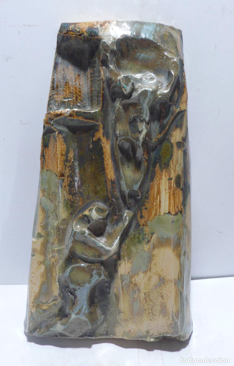 Vintage: PLACA DE PORCELANA ABSTRACTA - Foto 1