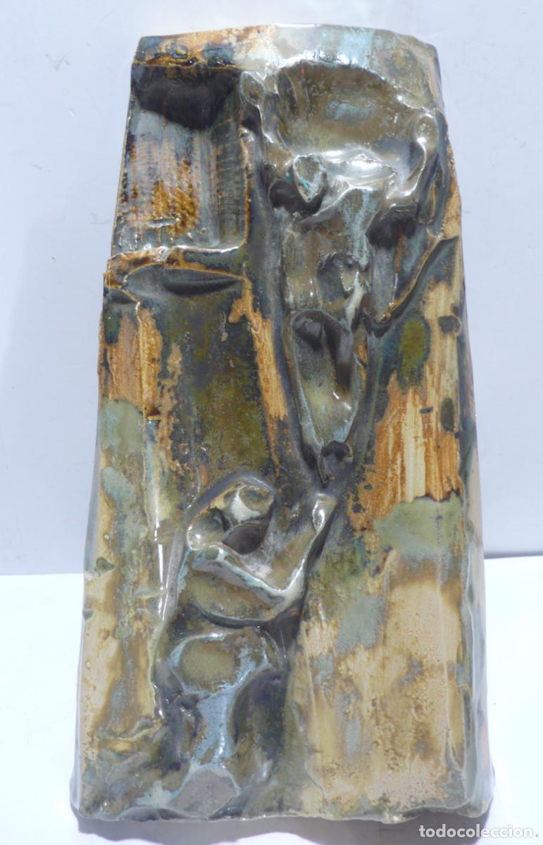 Vintage: PLACA DE PORCELANA ABSTRACTA - Foto 4