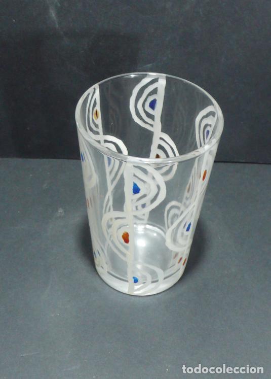 Vintage: VASO DE CRISTAL DECORADO - Foto 3