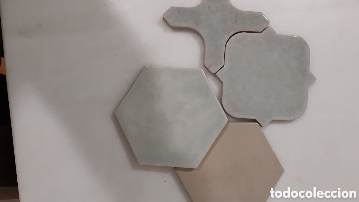 Vintage: Azulejos decorativos con formas - Foto 1