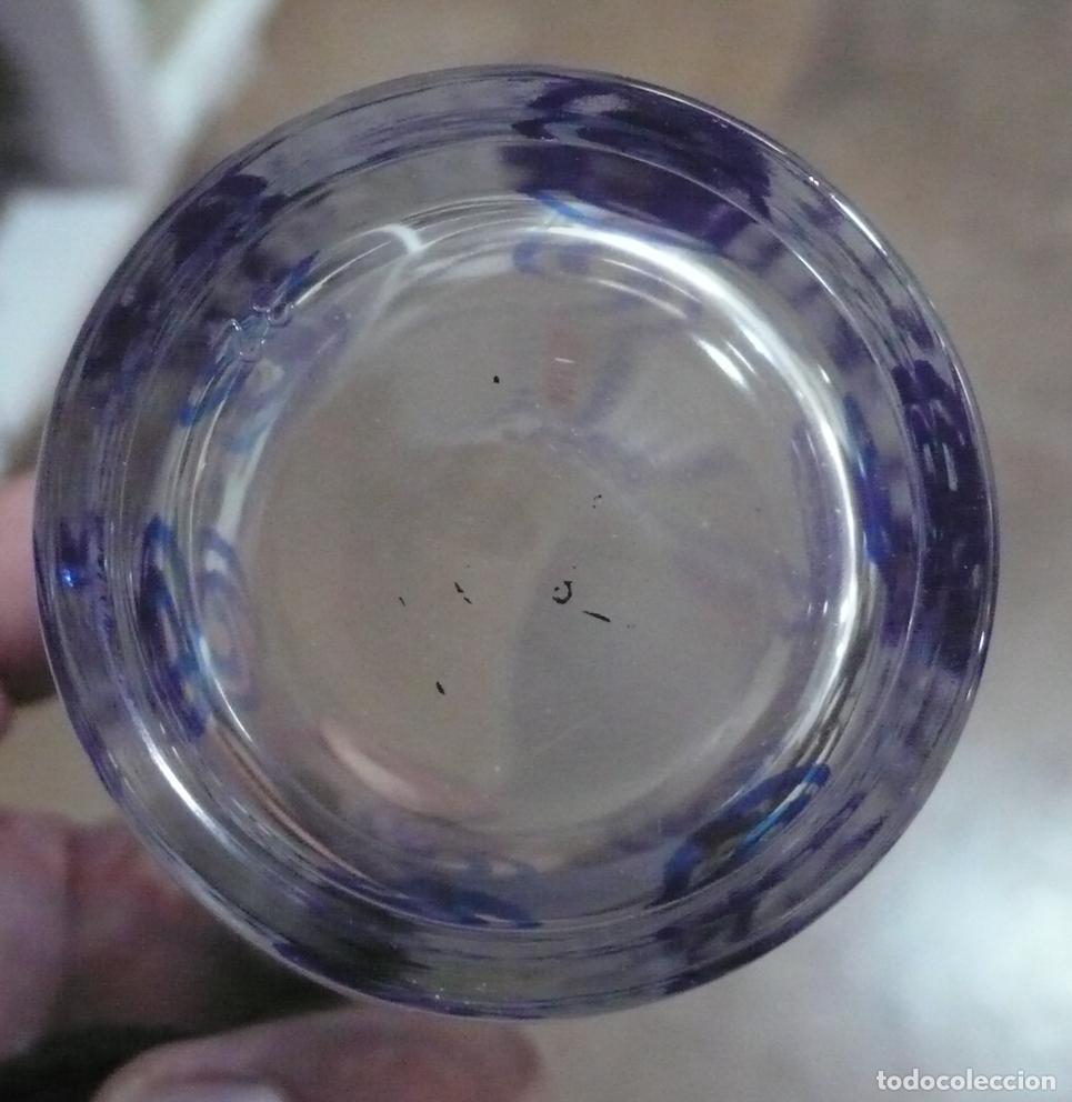 Vintage: VASO DE CRISTAL DECORADO - Foto 4