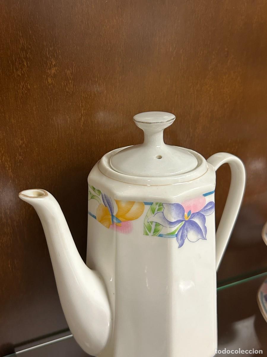 Vintage: Servicio de caf&eacute; Flores - Foto 7