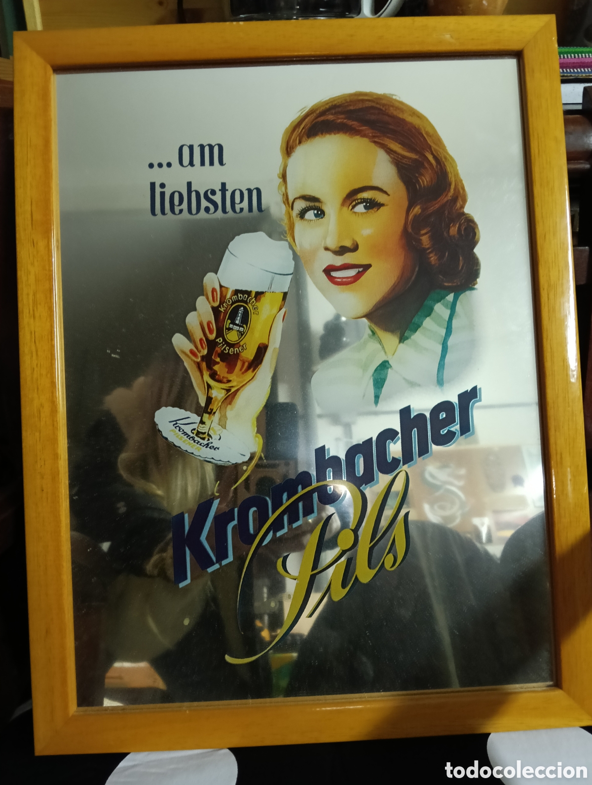 Vintage: Cuadro vintage krombacher - Foto 1