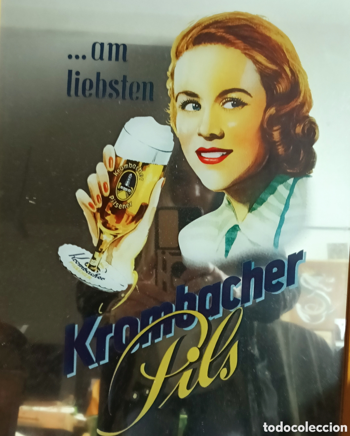 Vintage: Cuadro vintage krombacher - Foto 2