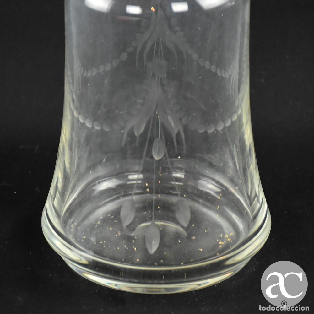 Vintage: Garrafa com rolha em cristal com grinaldas - Foto 2